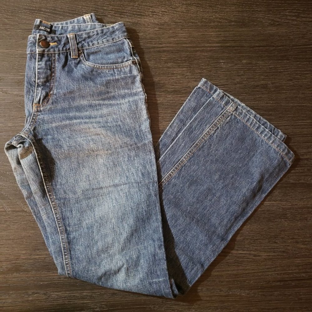 Jacob women's jeans, faded look, size 3/4